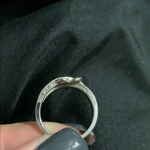 Kay Jewelers Jewelry - Silver and Yellow Heart Ring Kay Jewelers Jewelry - Silver and Yellow Heart Ring